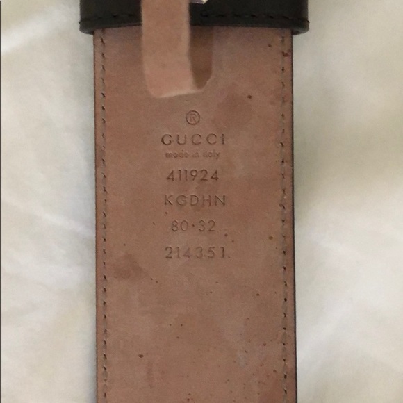 Gucci belt size waist size 28-30 inches U.S. - Picture 2 of 4